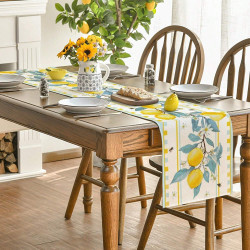 Lemon Pattern Table Runner